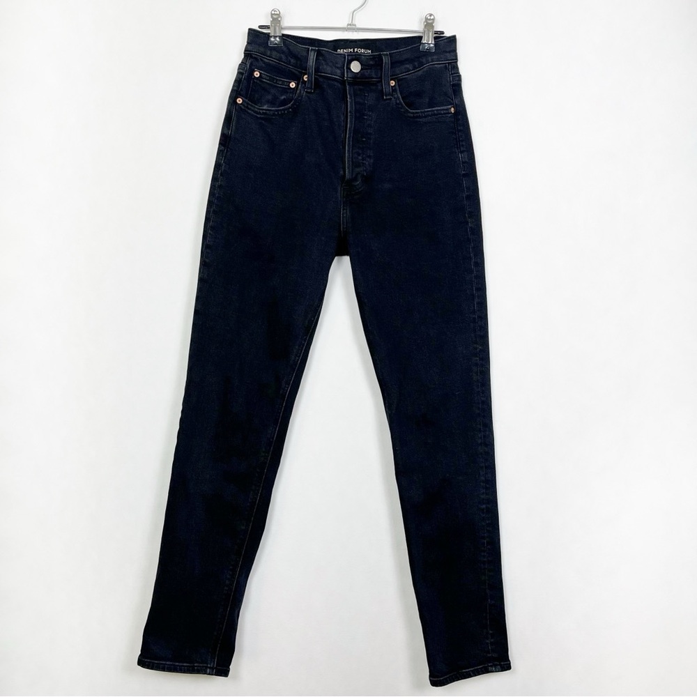 Aritzia Denim Forum Black The Yoko‎ High Rise Slim Jeans Size 26 - Picture 14 of 16